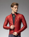 ALÉ Cycling thermal jacket - PR-E FAN - red