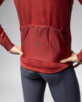 ALÉ Cycling thermal jacket - PR-E FAN - red