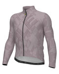 ALÉ Cycling winter long sleeve jersey - PRAGMA SCHEMA - purple