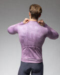ALÉ Cycling winter long sleeve jersey - PRAGMA SCHEMA - purple
