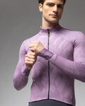 ALÉ Cycling winter long sleeve jersey - PRAGMA SCHEMA - purple