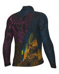 ALÉ Cycling winter long sleeve jersey - PRAGMA ZANZIBAR - black/multicolour