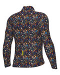 ALÉ Cycling winter long sleeve jersey - PRAGMA FLOWERY - black/multicolour