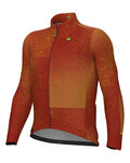 ALÉ Cycling winter long sleeve jersey - PR-E STELLAR - orange