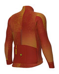 ALÉ Cycling winter long sleeve jersey - PR-E STELLAR - orange