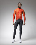 ALÉ Cycling winter long sleeve jersey - PR-E STELLAR - orange
