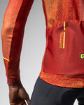 ALÉ Cycling winter long sleeve jersey - PR-E STELLAR - orange