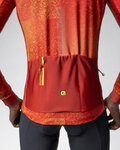 ALÉ Cycling winter long sleeve jersey - PR-E STELLAR - orange