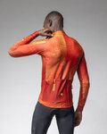 ALÉ Cycling winter long sleeve jersey - PR-E STELLAR - orange