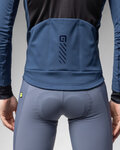 ALÉ Cycling thermal jacket - PRAGMA FONDO 3.0 - blue