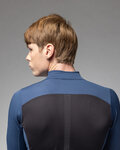 ALÉ Cycling thermal jacket - PRAGMA FONDO 3.0 - blue