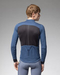 ALÉ Cycling thermal jacket - PRAGMA FONDO 3.0 - blue