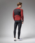 ALÉ Cycling thermal jacket - PRAGMA FONDO 3.0 - red