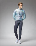 ALÉ Cycling windproof jacket - PR-E TRACCIA - light blue