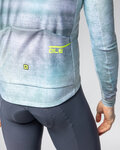 ALÉ Cycling windproof jacket - PR-E TRACCIA - light blue