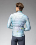 ALÉ Cycling windproof jacket - PR-E TRACCIA - light blue