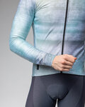 ALÉ Cycling windproof jacket - PR-E TRACCIA - light blue