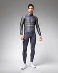 ALÉ Cycling windproof jacket - PR-E TRACCIA - grey