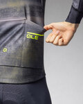 ALÉ Cycling windproof jacket - PR-E TRACCIA - grey
