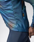 ALÉ Cycling thermal jacket - PR-E TRACCIA - blue