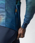 ALÉ Cycling thermal jacket - PR-E TRACCIA - blue
