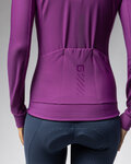 ALÉ Cycling winter long sleeve jersey - PRAGMA FONDO 3.0 LADY - purple