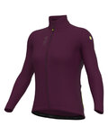 ALÉ Cycling winter long sleeve jersey - PRAGMA FONDO 3.0 LADY - purple