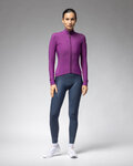 ALÉ Cycling winter long sleeve jersey - PRAGMA FONDO 3.0 LADY - purple