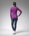 ALÉ Cycling winter long sleeve jersey - PRAGMA FONDO 3.0 LADY - purple