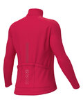 ALÉ Cycling winter long sleeve jersey - PRAGMA FONDO 3.0 LADY - red