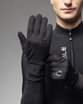 ALÉ Cycling long-finger gloves - RIPARO - black