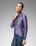 ALÉ Cycling thermal jacket - PR-E FAN - purple