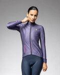 ALÉ Cycling thermal jacket - PR-E FAN - purple