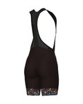 ALÉ Cycling bib shorts - PR-E HIKE - brown