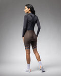 ALÉ Cycling bib shorts - PR-E HIKE - brown