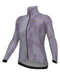 ALÉ Cycling windproof jacket -  PR-E KNITTED - purple