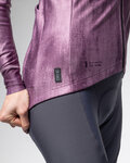 ALÉ Cycling windproof jacket -  PR-E KNITTED - purple