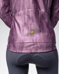 ALÉ Cycling windproof jacket -  PR-E KNITTED - purple