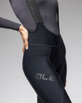 ALÉ Cycling long bib trousers - PRAGMA WINTER - black