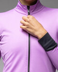 ALÉ Cycling thermal jacket - PRAGMA FONDO 3.0 - purple