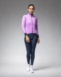 ALÉ Cycling thermal jacket - PRAGMA FONDO 3.0 - purple