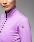 ALÉ Cycling thermal jacket - PRAGMA FONDO 3.0 - purple
