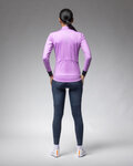 ALÉ Cycling thermal jacket - PRAGMA FONDO 3.0 - purple