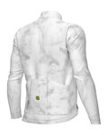 ALÉ Cycling winter long sleeve jersey - PR-E SPRAY - white