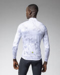ALÉ Cycling winter long sleeve jersey - PR-E SPRAY - white