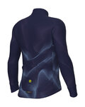 ALÉ Cycling winter long sleeve jersey - PRAGMA COSMIC - blue