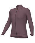 ALÉ Cycling winter long sleeve jersey - PR-E FOLLOW ME 2.0 LADY - purple