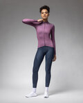 ALÉ Cycling winter long sleeve jersey - PR-E FOLLOW ME 2.0 LADY - purple