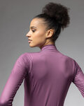 ALÉ Cycling winter long sleeve jersey - PR-E FOLLOW ME 2.0 LADY - purple