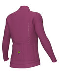 ALÉ Cycling winter long sleeve jersey - PR-E FOLLOW ME 2.0 LADY - pink
